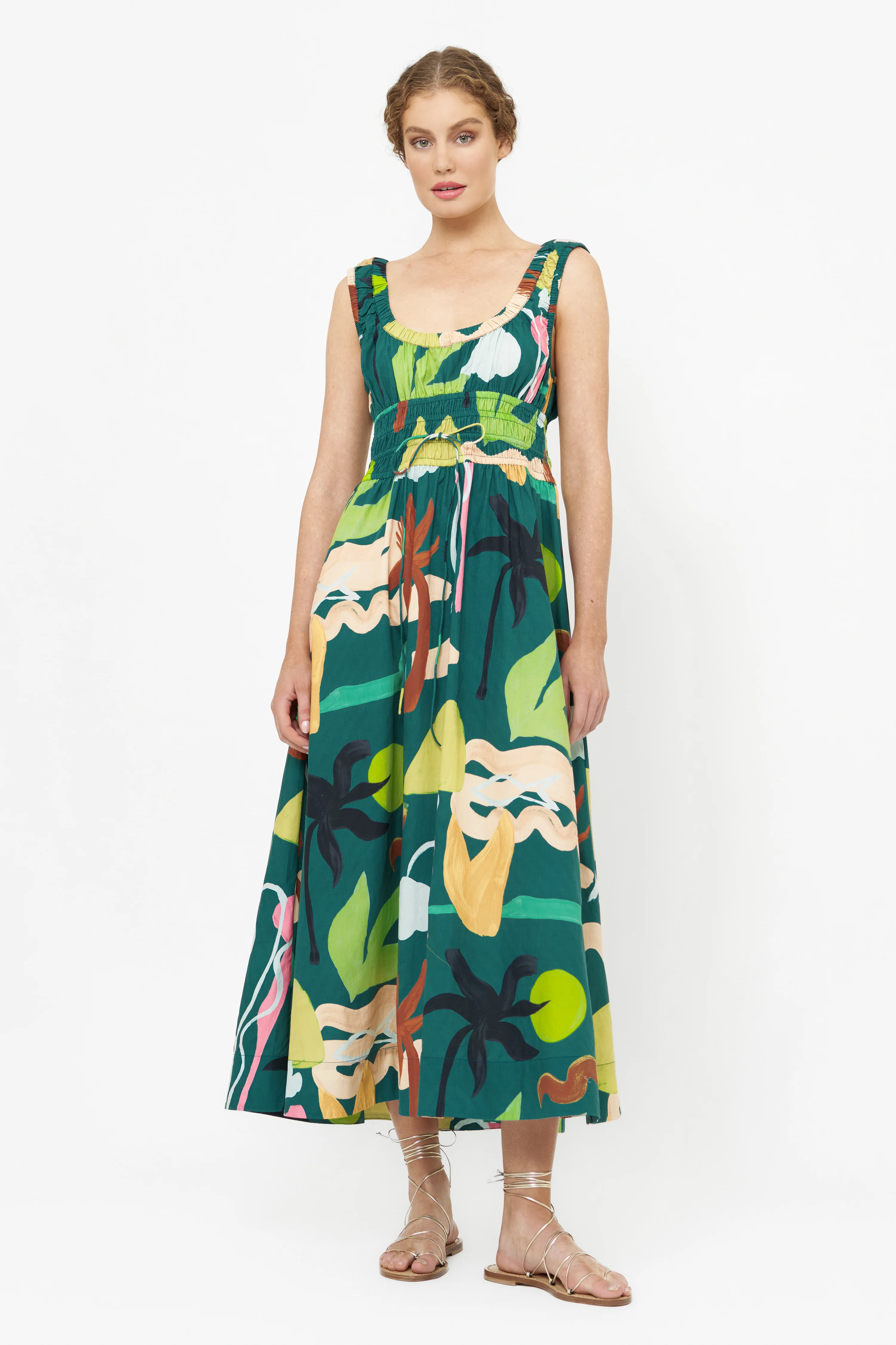Harper Dress- Paradiso Green - Image 6