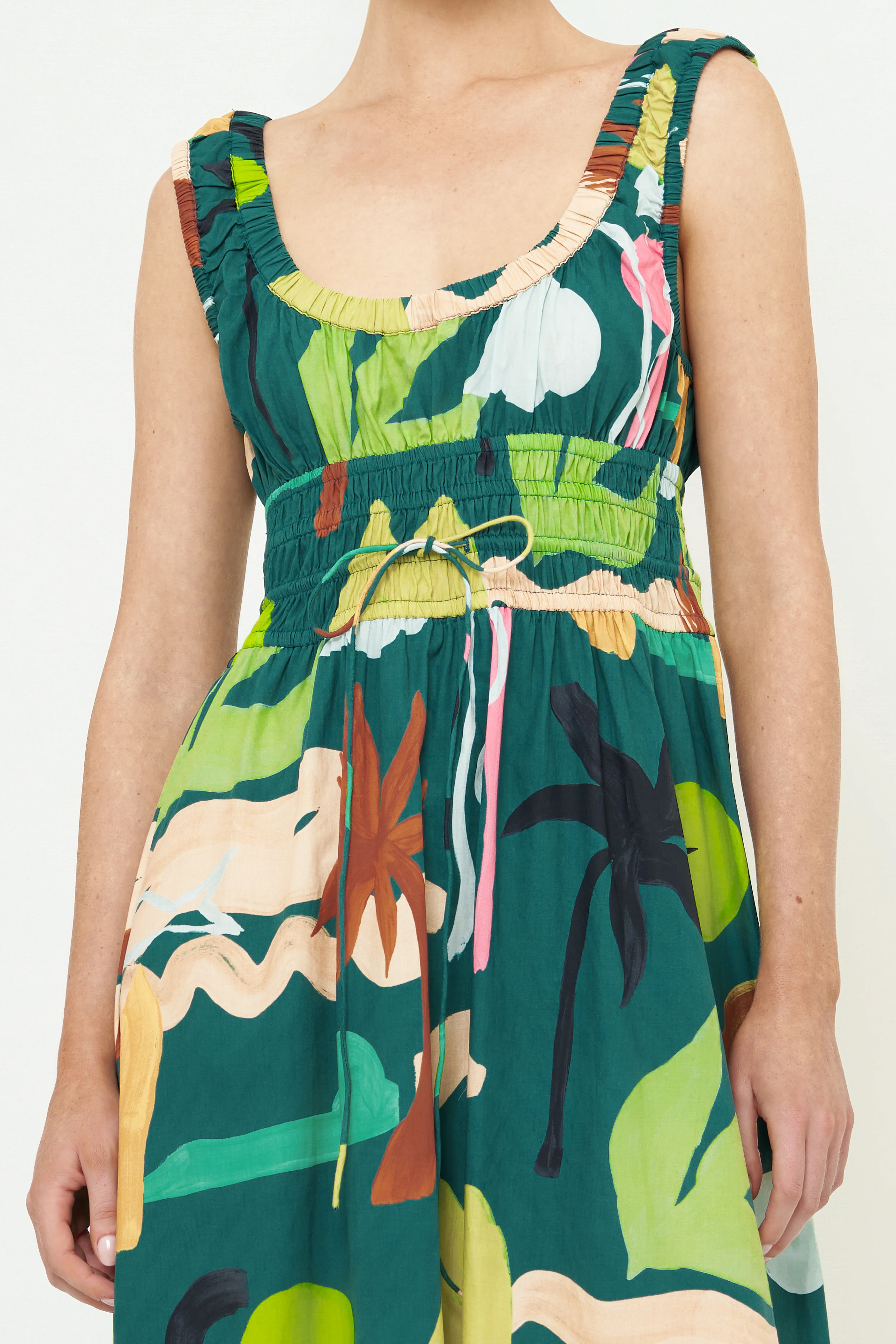 Harper Dress- Paradiso Green - Image 7