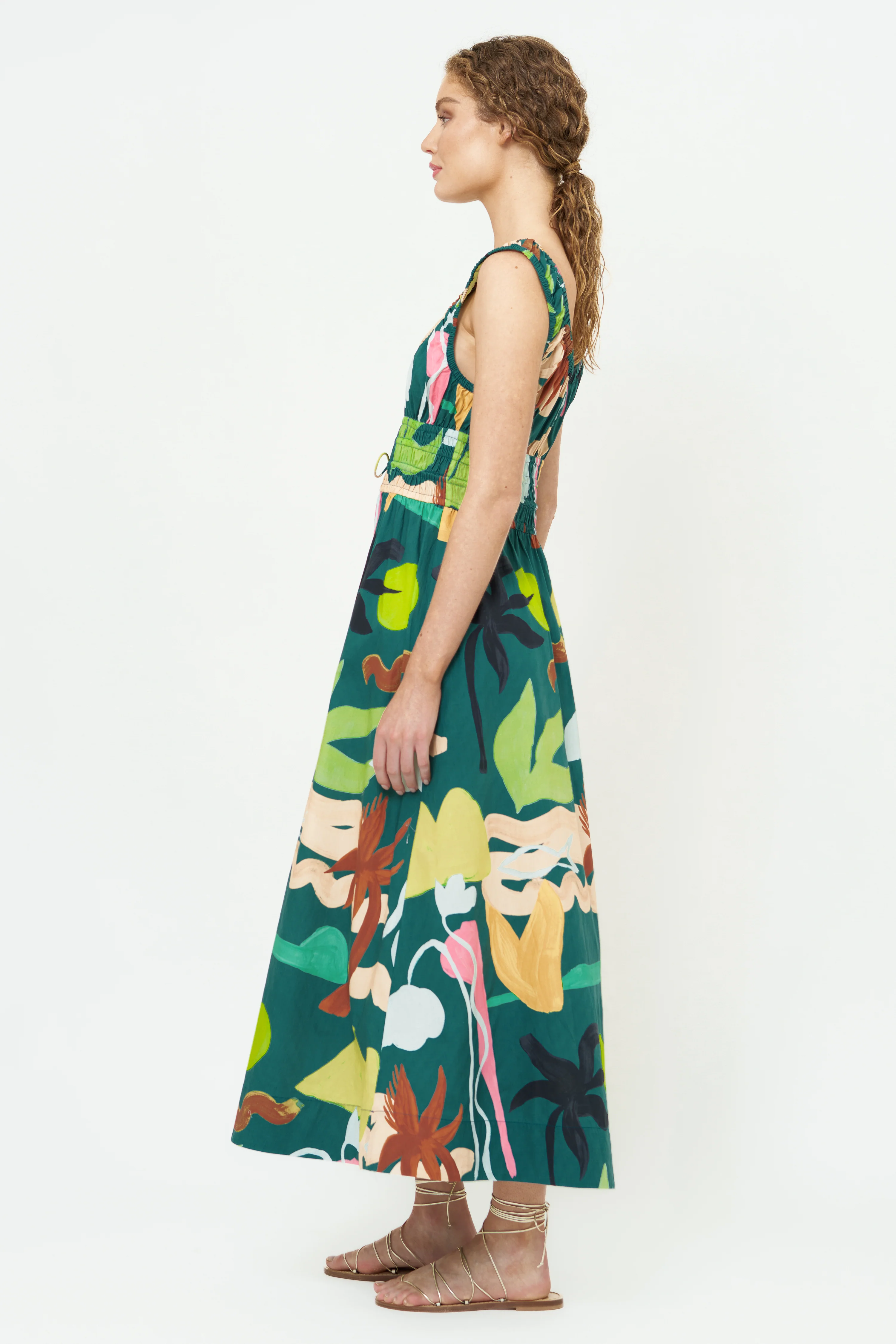 Harper Dress- Paradiso Green - Image 8