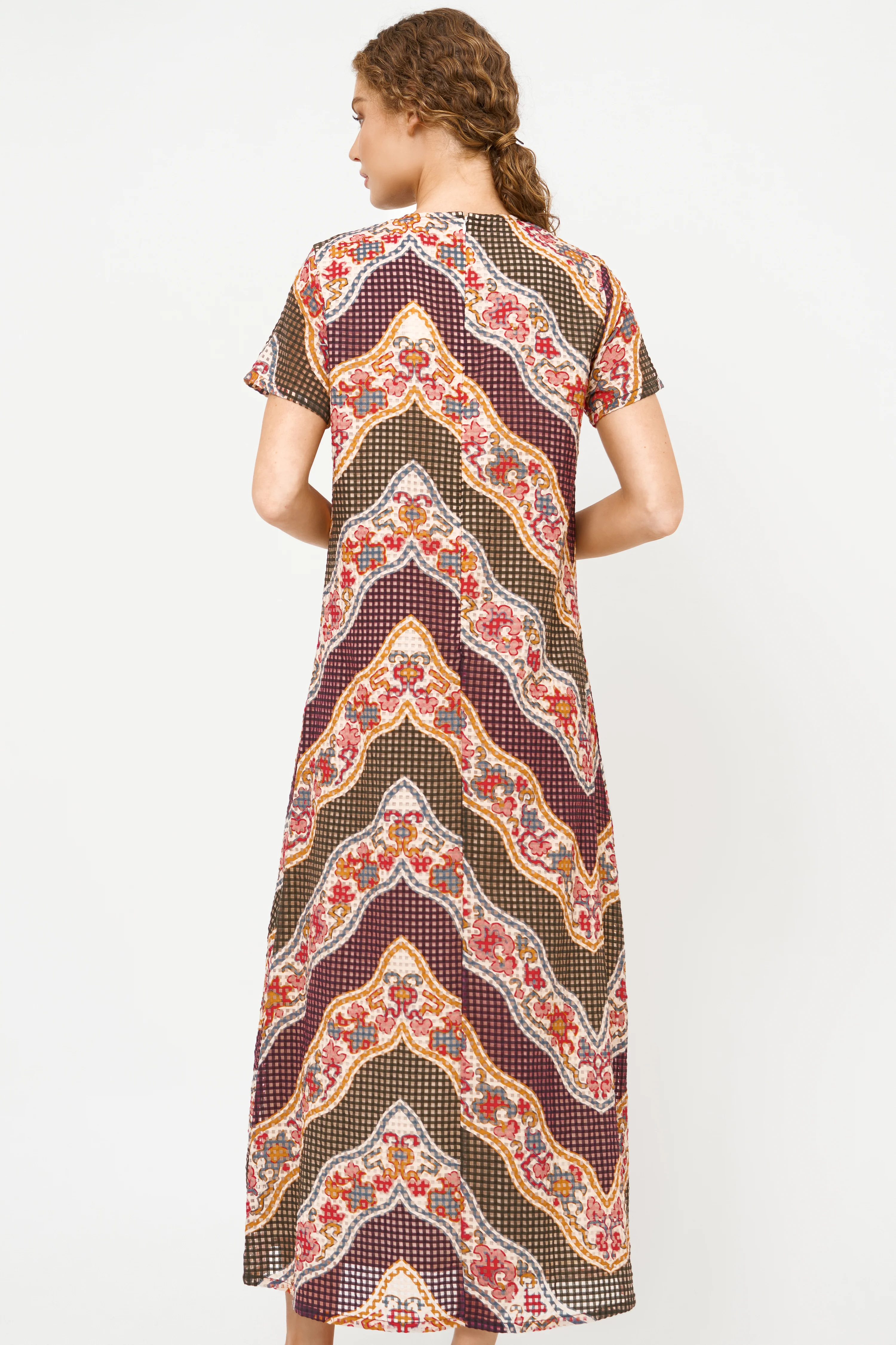 Short Sleeve Shift Maxi- Montezuma Green - Image 7