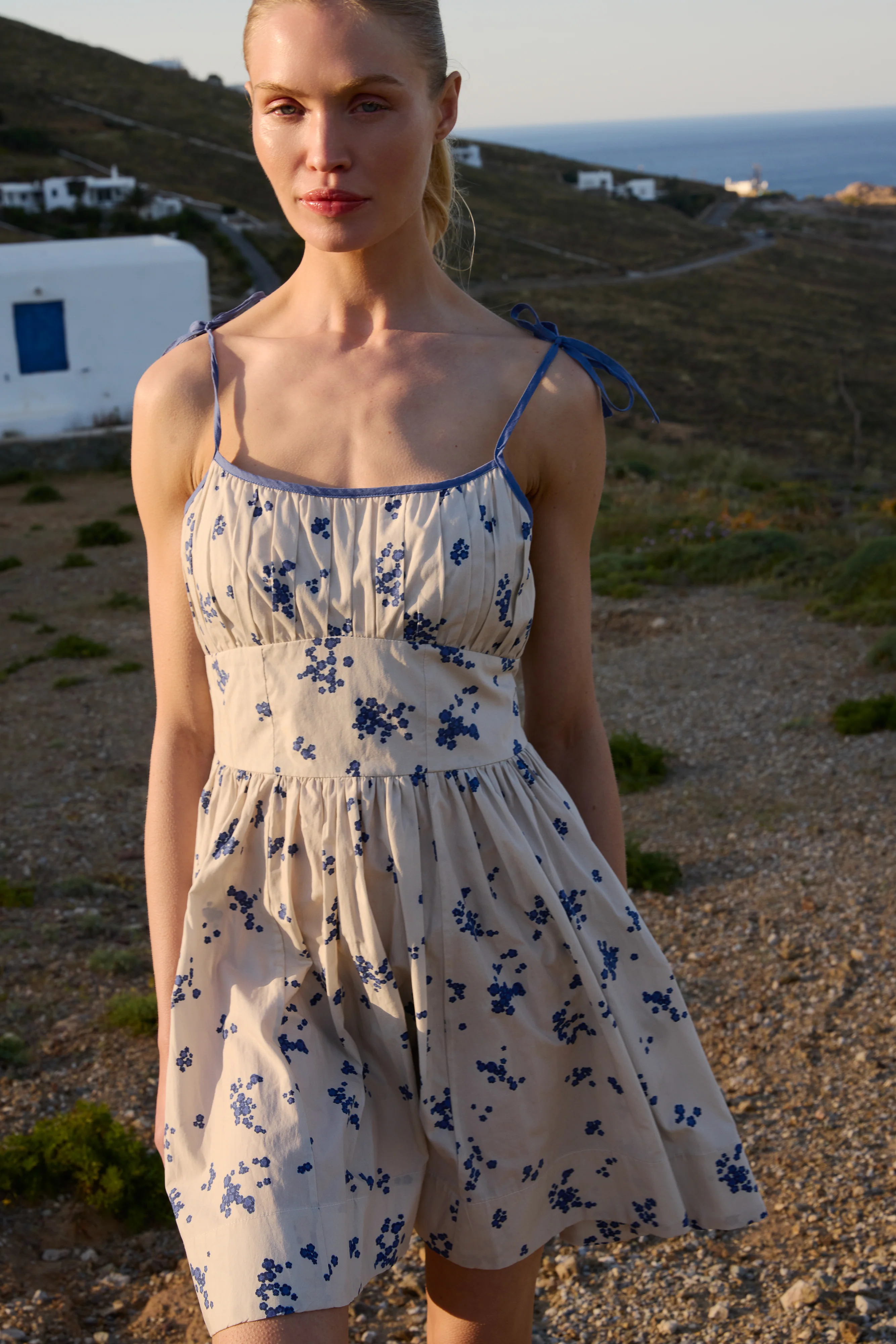 Scarlett Mini Dress- Alyssum Cream - Image 2
