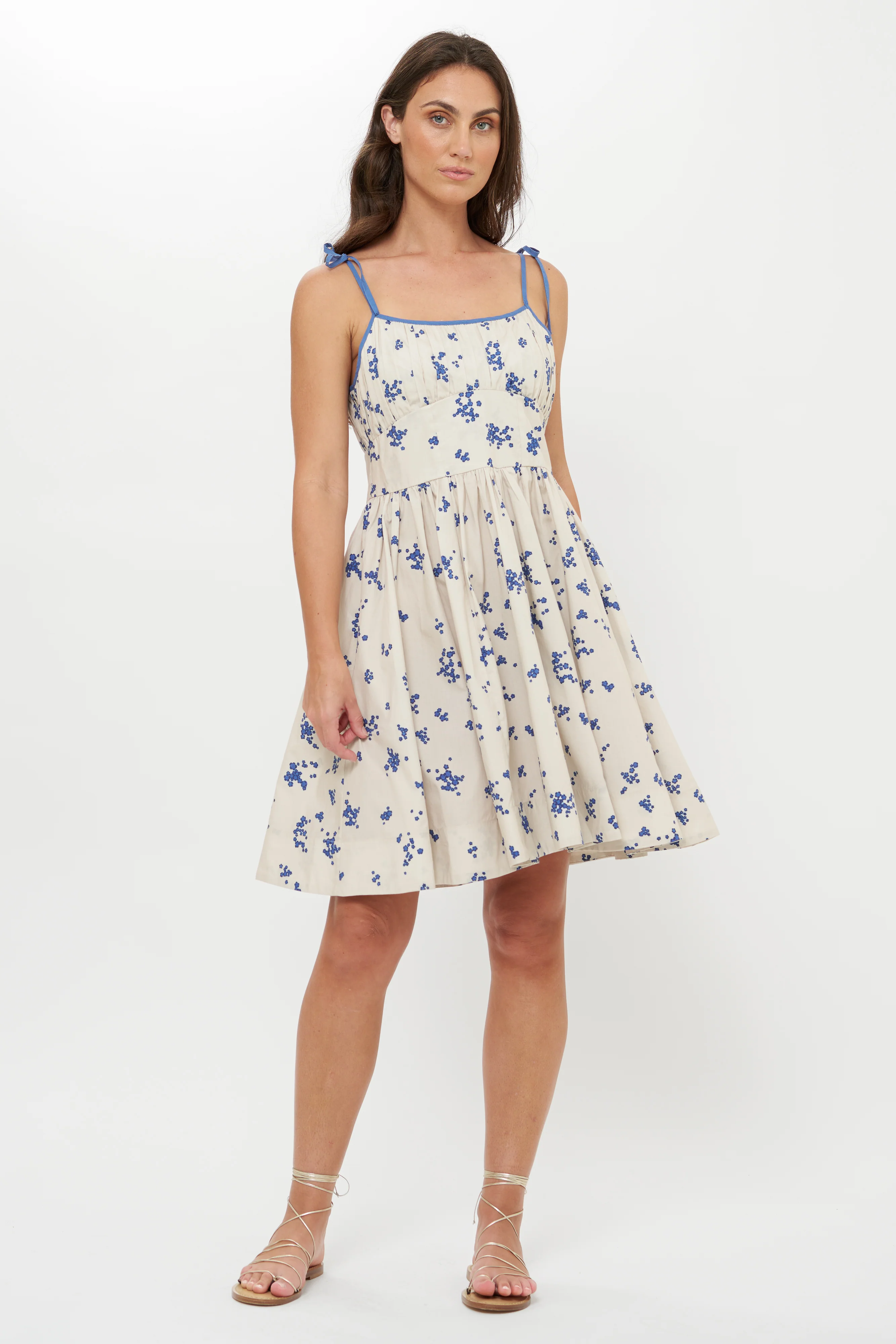 Scarlett Mini Dress- Alyssum Cream - Image 4
