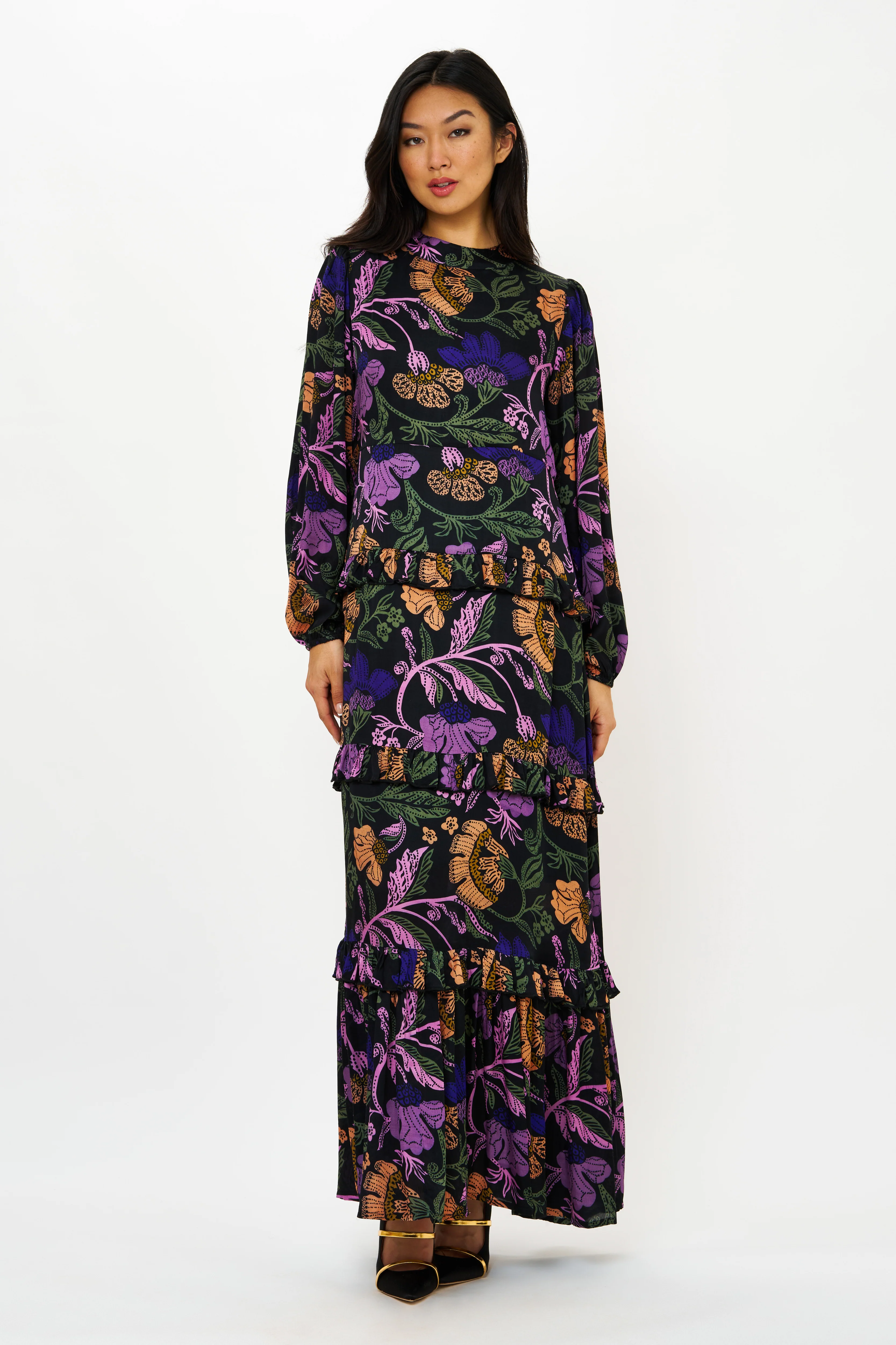 Mock Neck Maxi- Turin Peri - Image 10