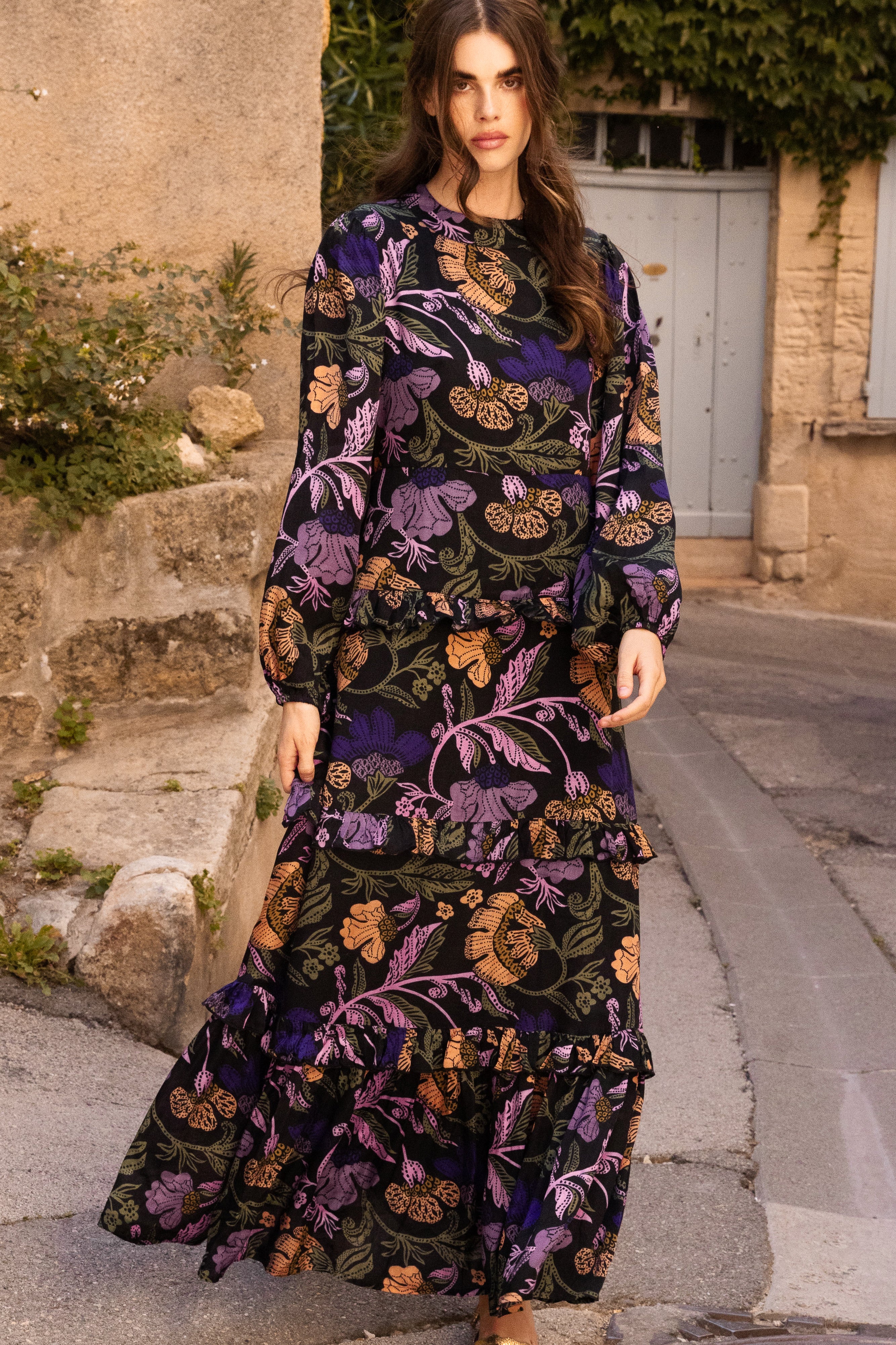 Mock Neck Maxi- Turin Peri - Image 3