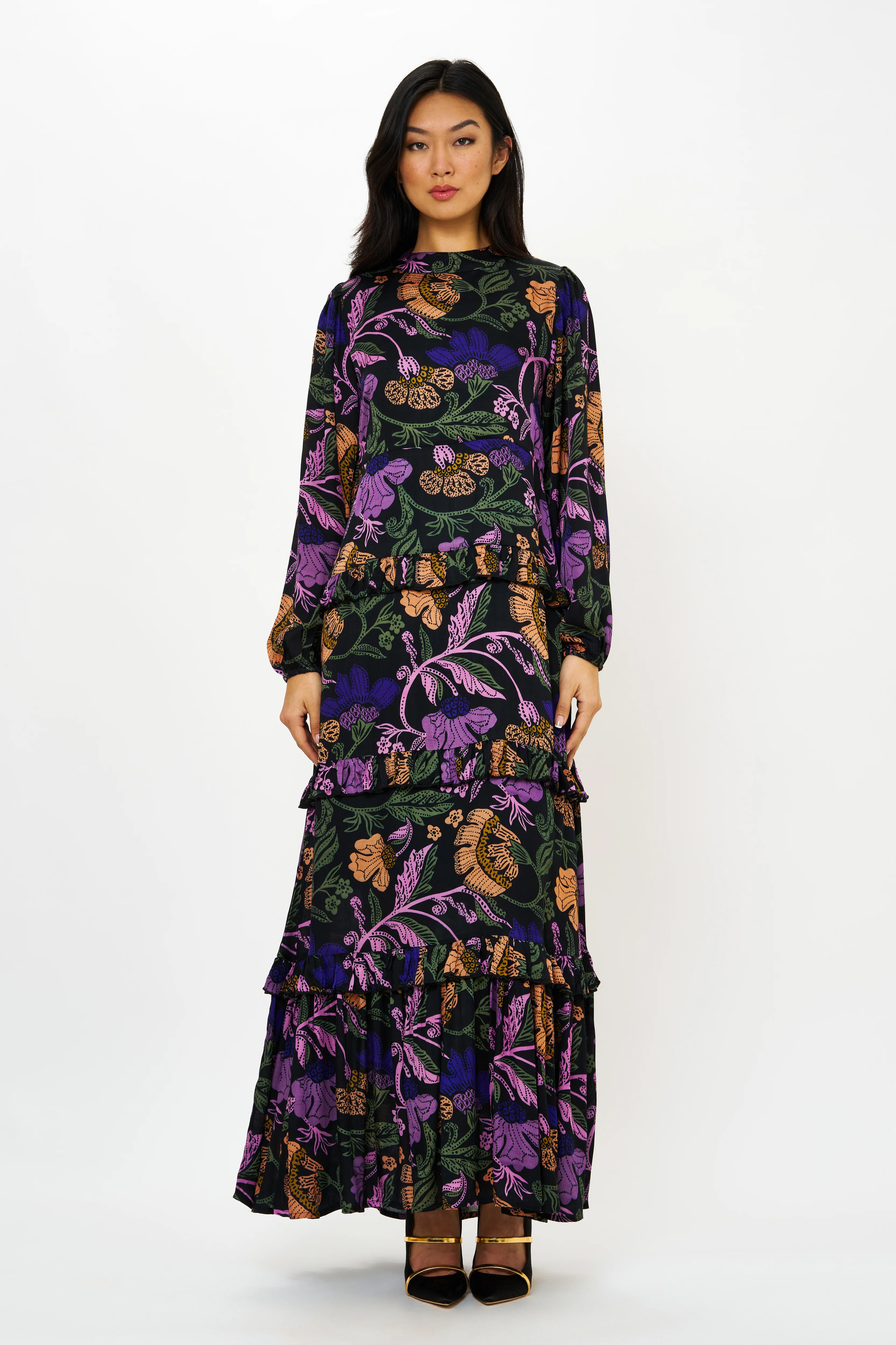 Mock Neck Maxi- Turin Peri - Image 8