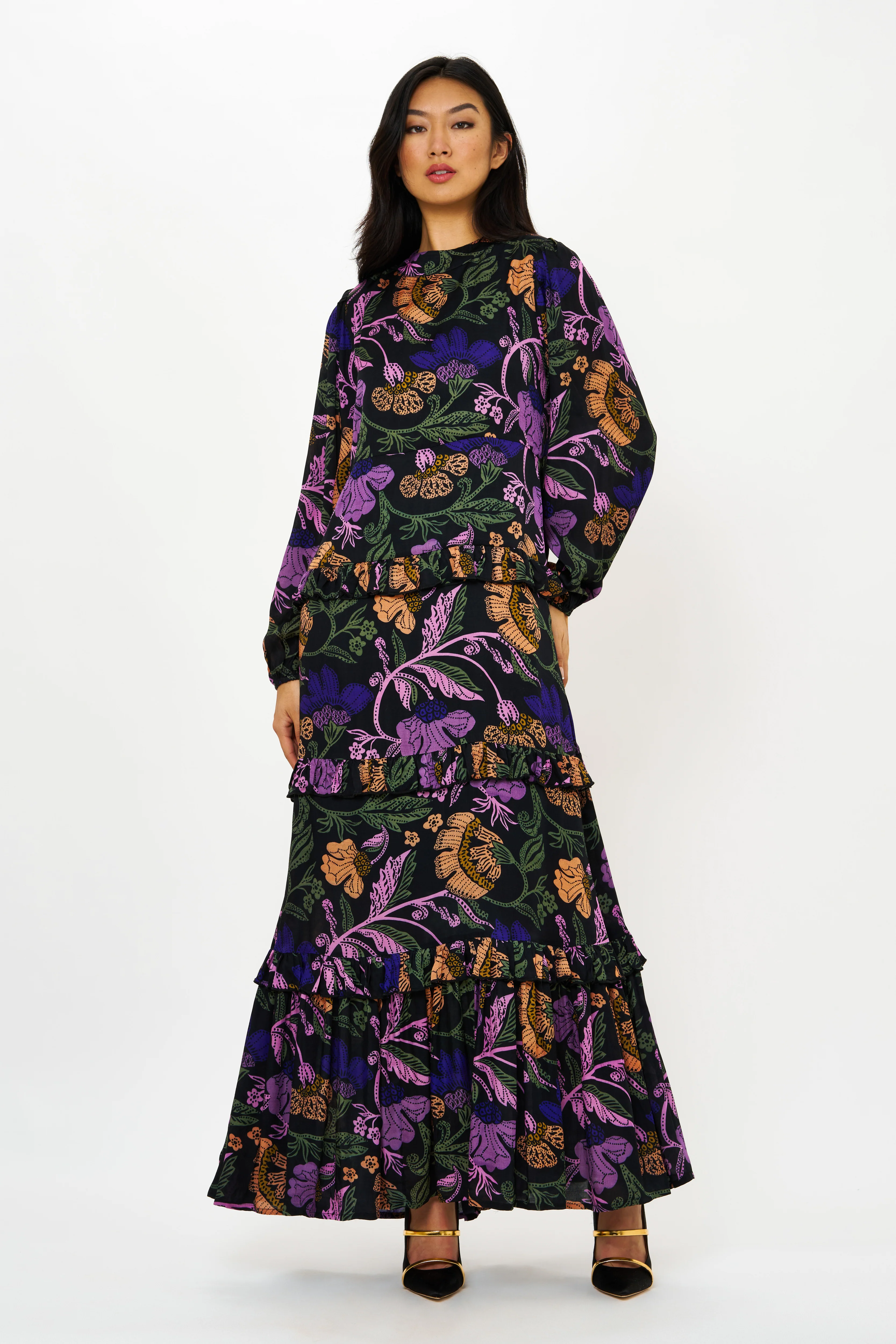 Mock Neck Maxi- Turin Peri - Image 9