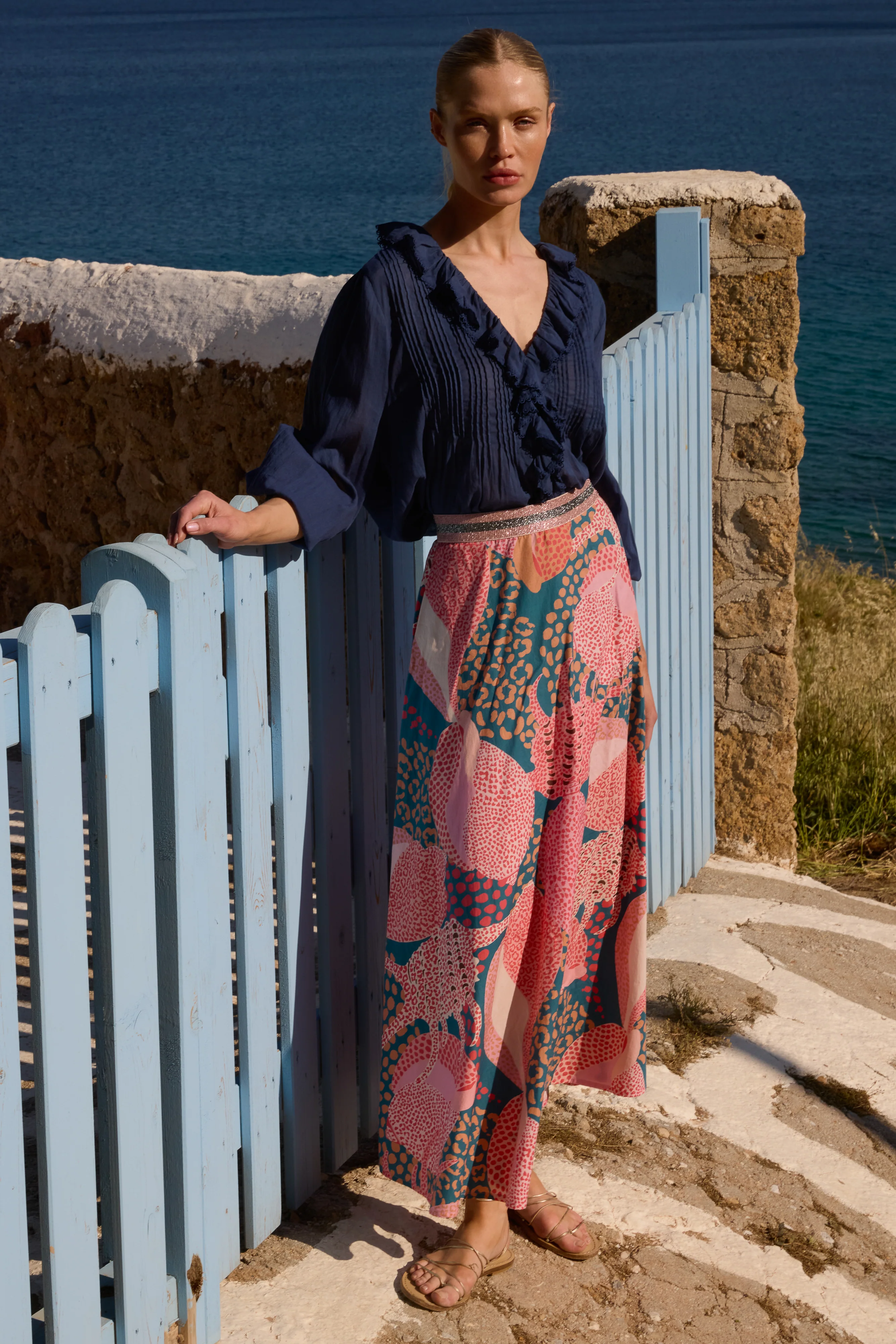 Swing Skirt- Nautilus Navy - Image 3