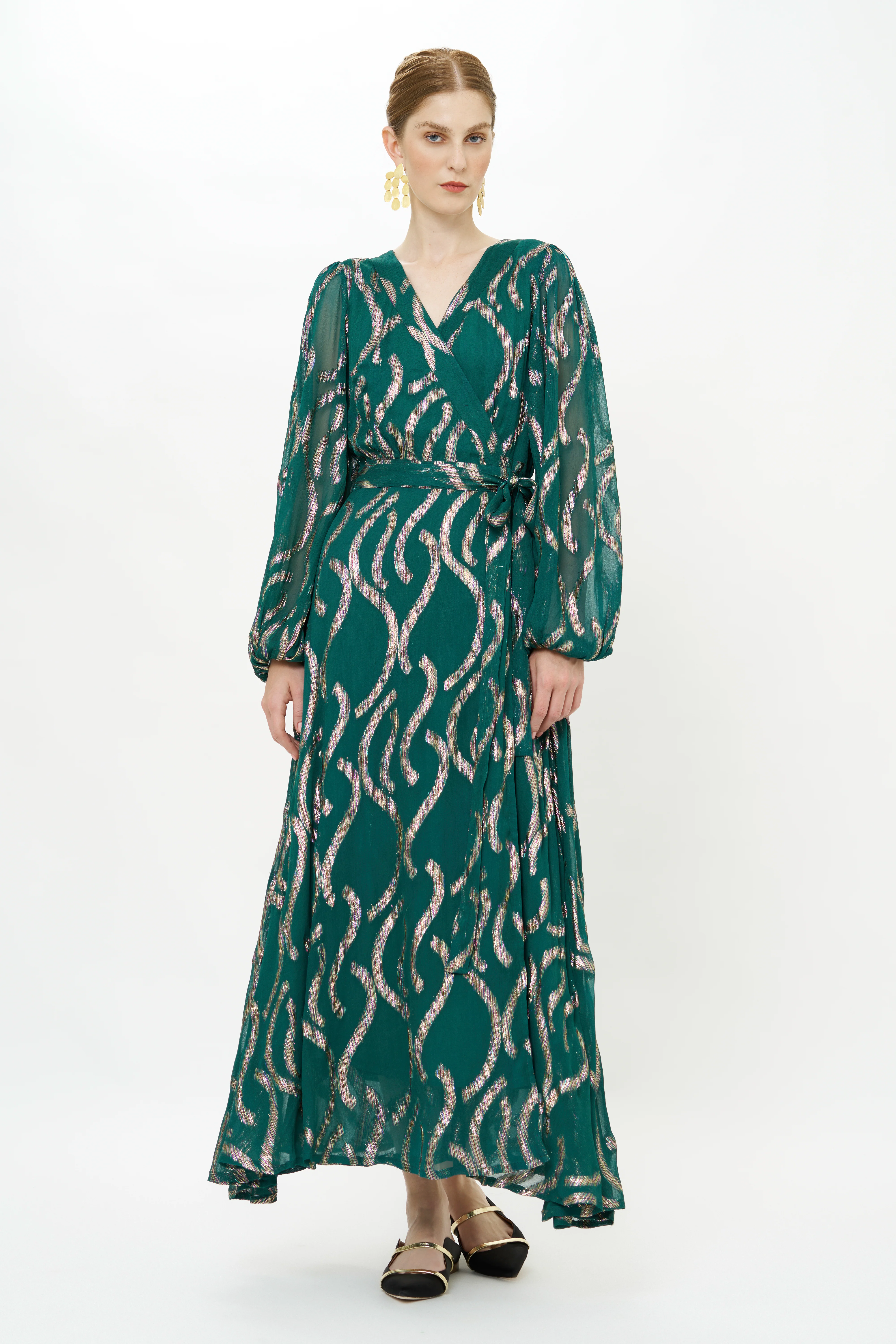 Wrap Dress- Borealis Jade - Image 6