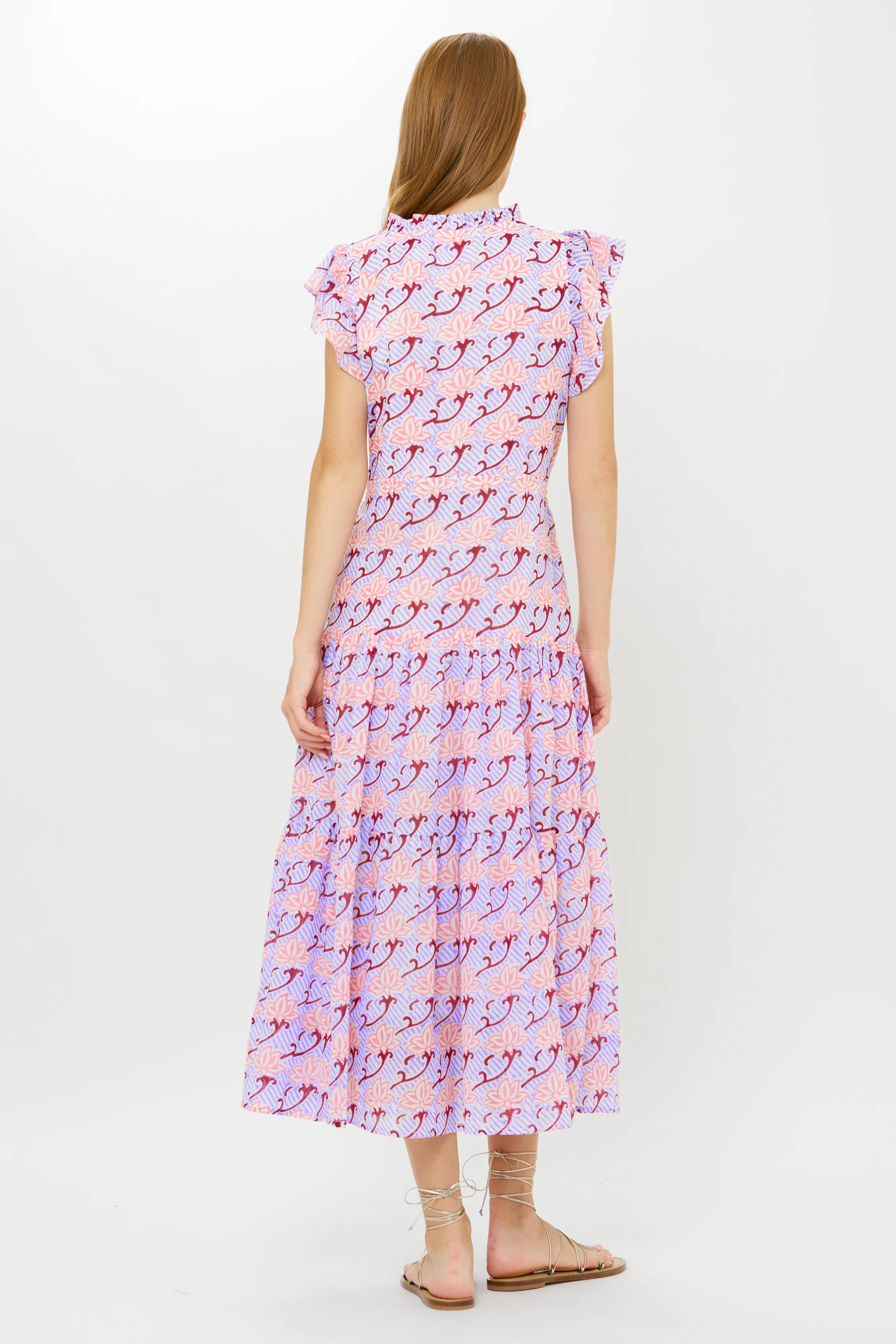 Cinched Flirty Midi- Florence Petal - Image 2