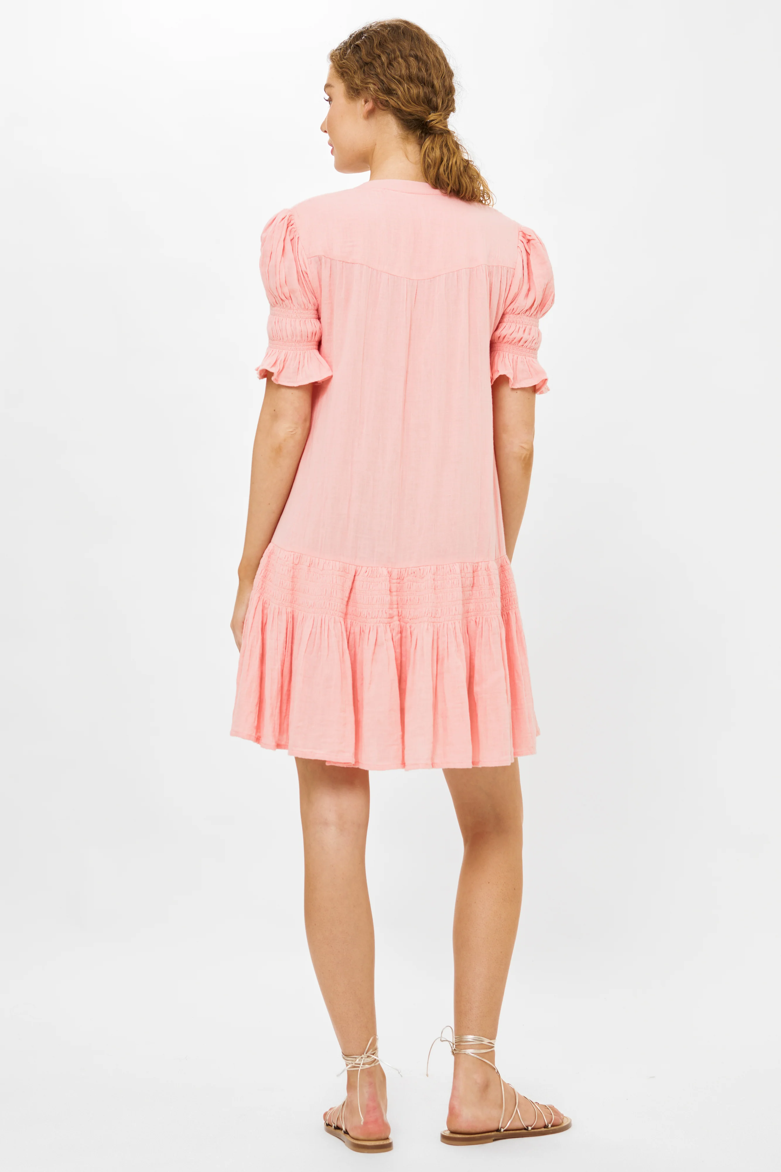 Smocked Drop Mini- Bahama Pink - Image 5
