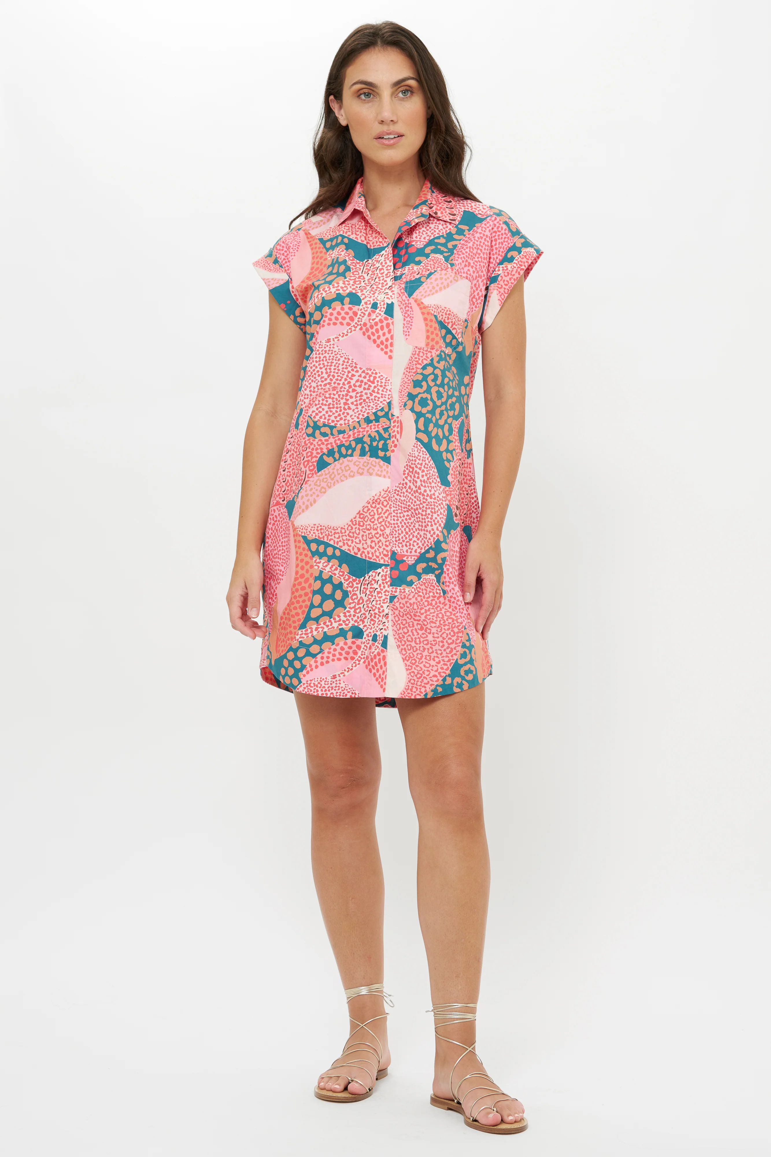 Shirt Dress Mini- Nautilus Navy - Image 6