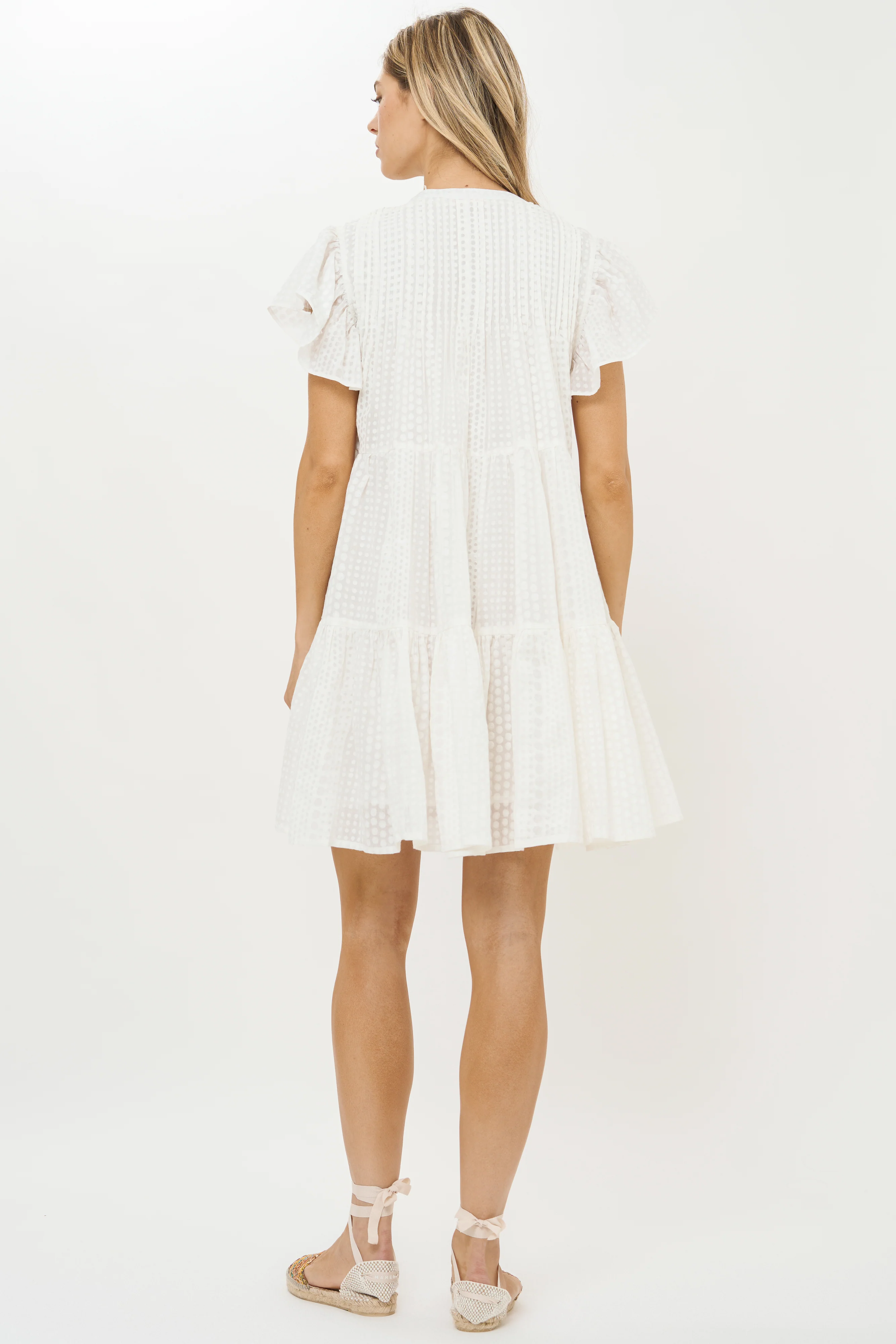 Ivy Dress- Domino White - Image 6