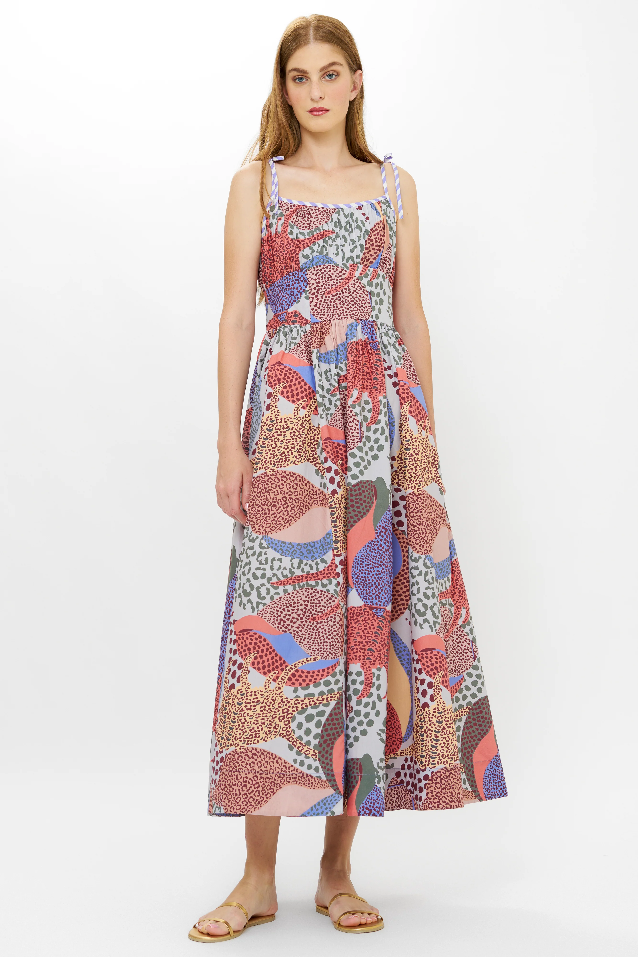 Scarlett Dress- Nautilus Coral - Image 5