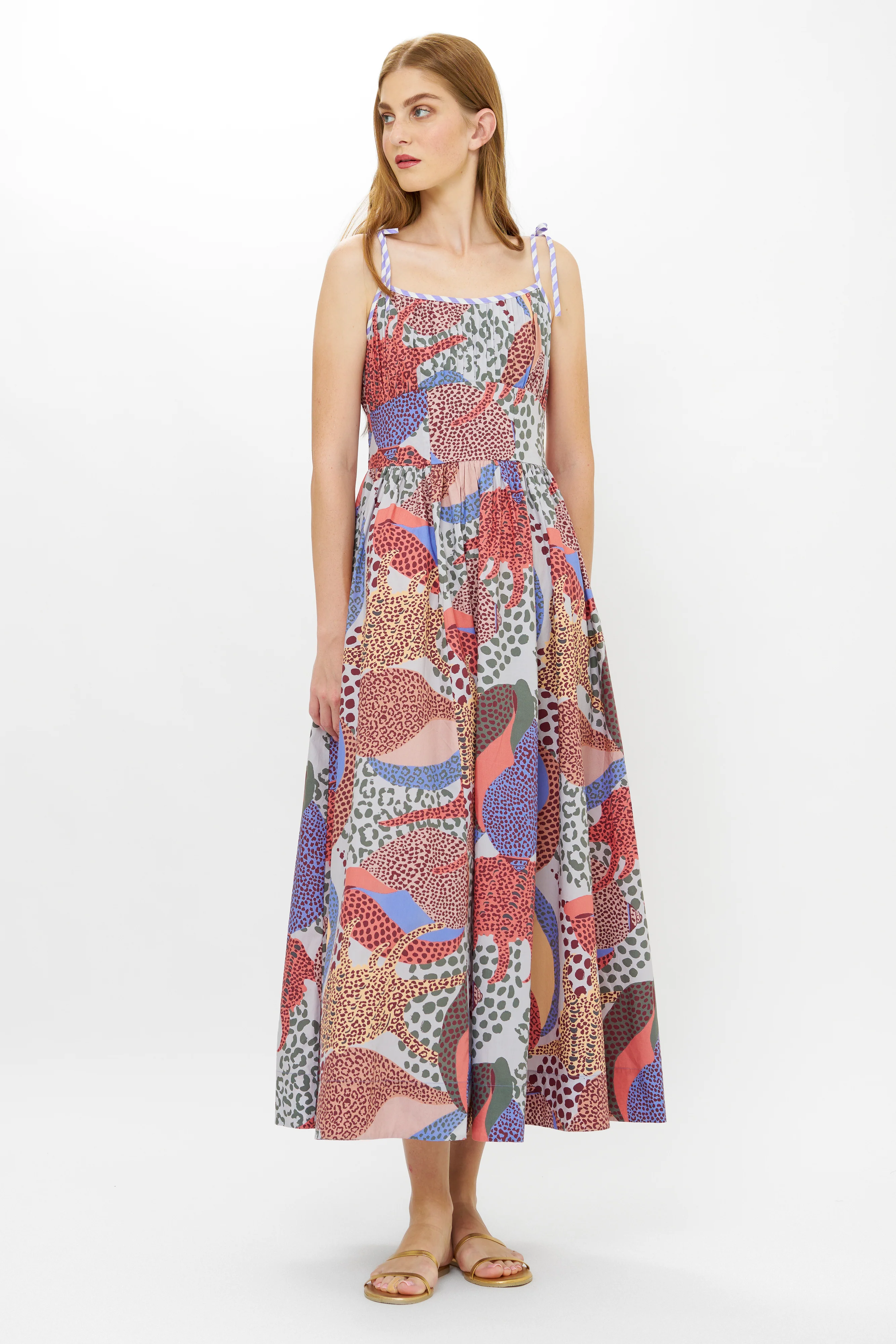 Scarlett Dress- Nautilus Coral - Image 7