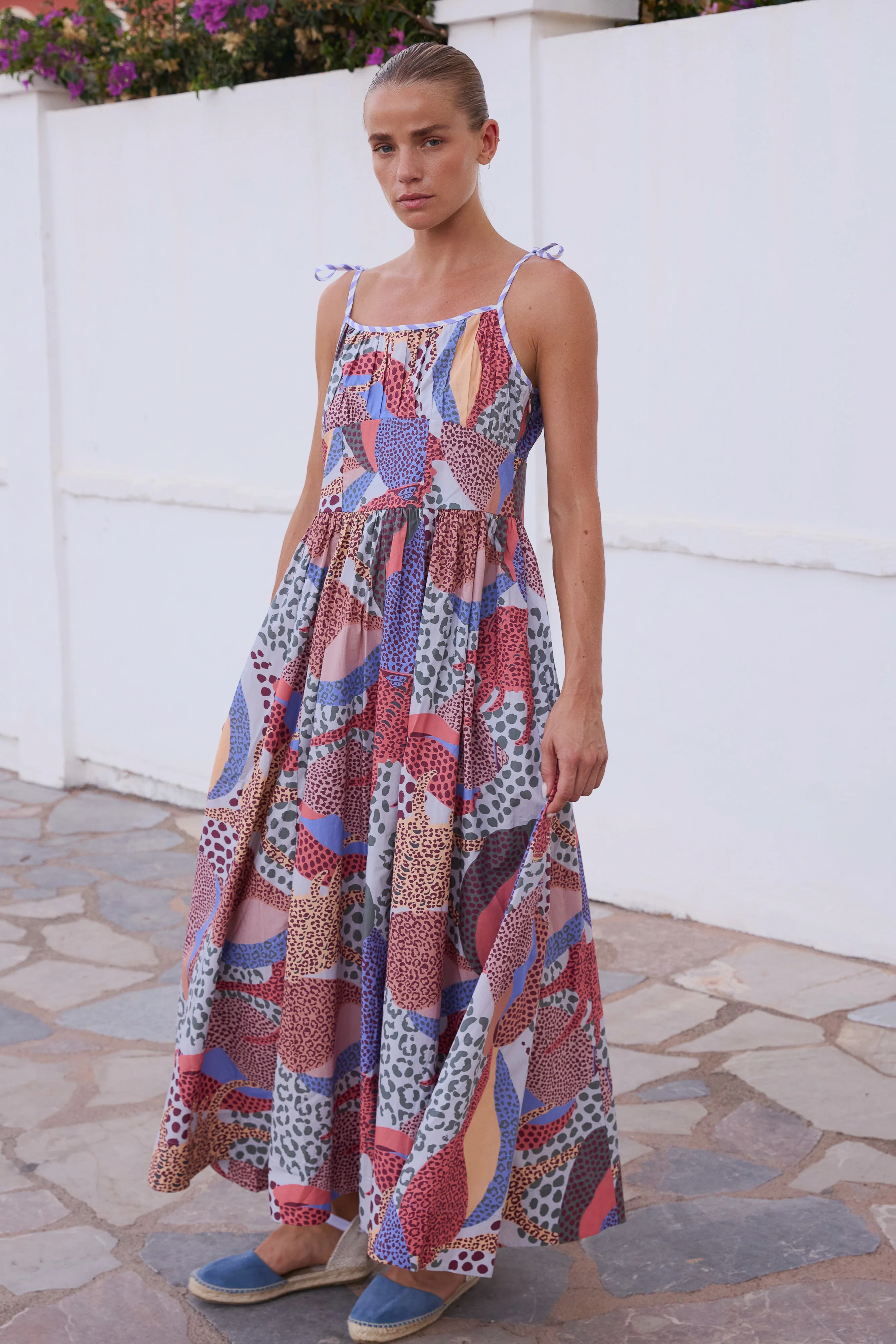 Scarlett Dress- Nautilus Coral - Image 9