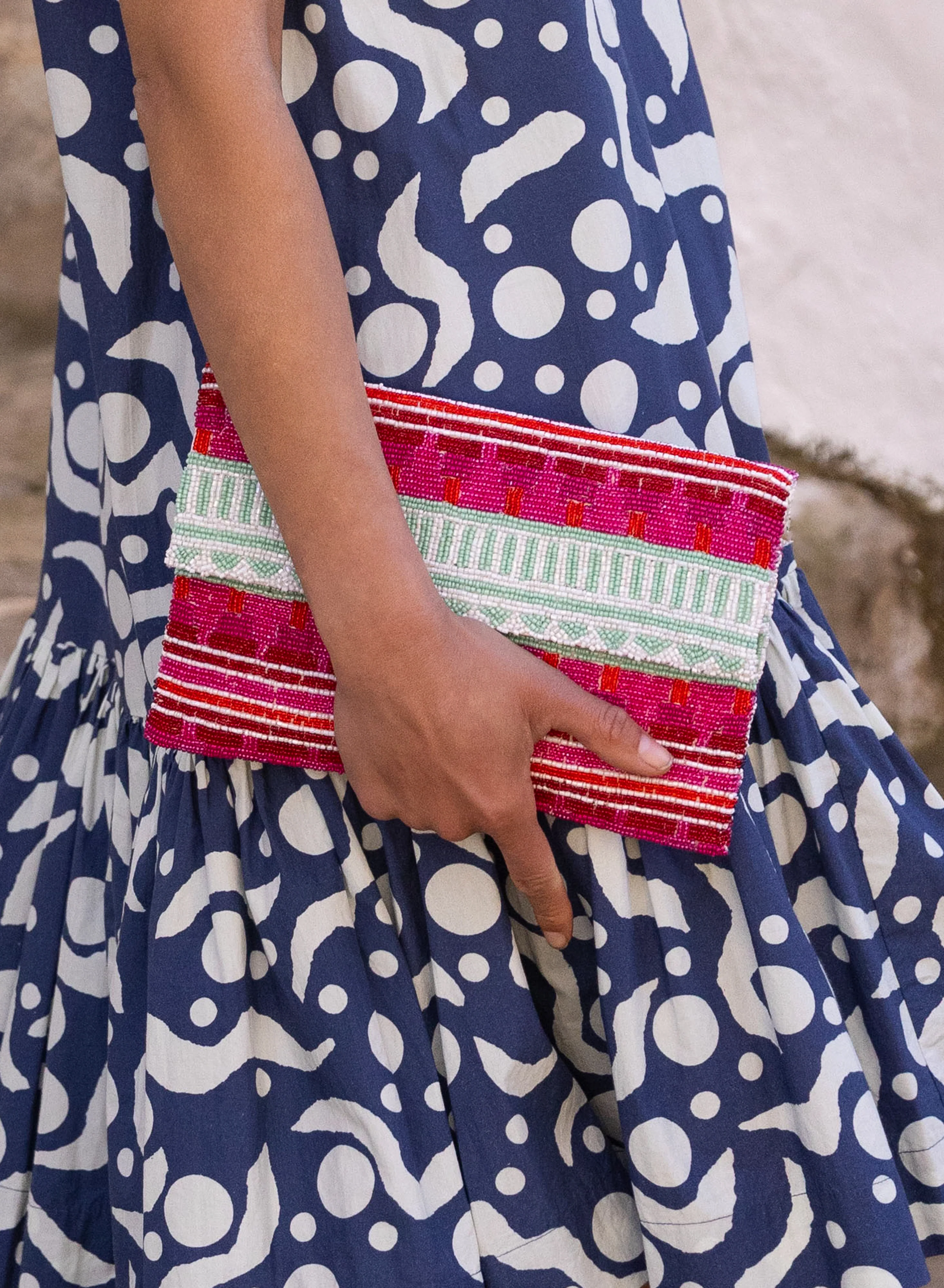 Beaded Envelope- Mezcal Red - Image 4
