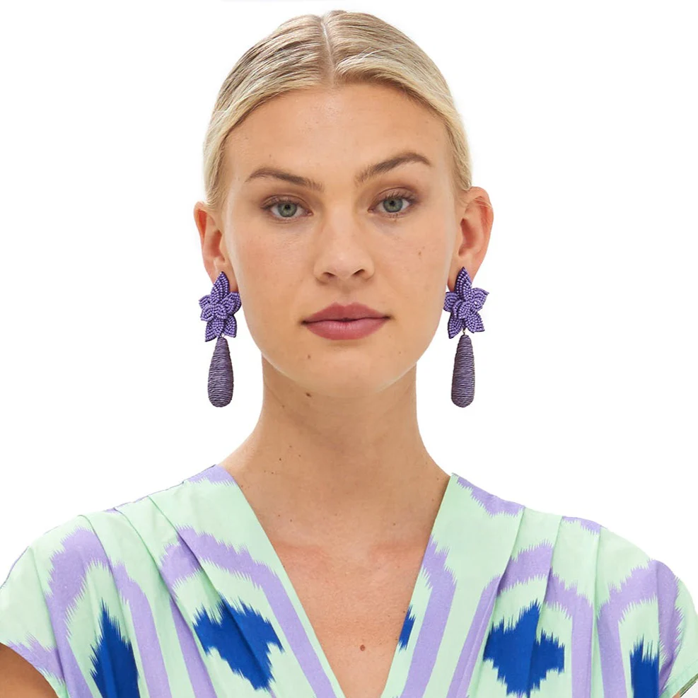 Marbella Earrings- Lavender - Image 3