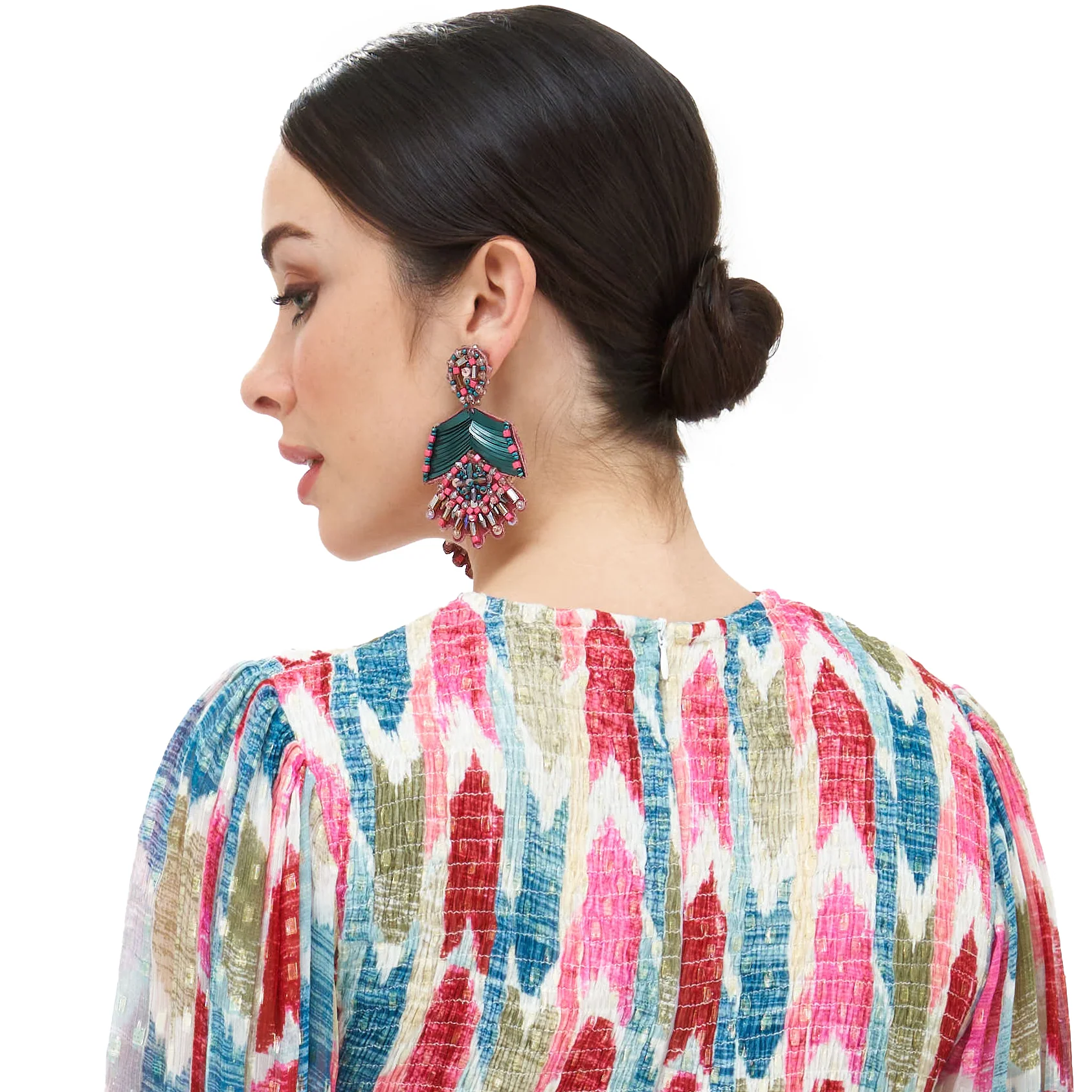 Orion Earrings- Teal - Image 3